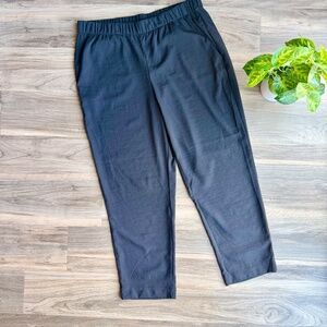 H&M Black Pull-On Ankle Pants Women’s (No Size Tag, Fits Like M/L)